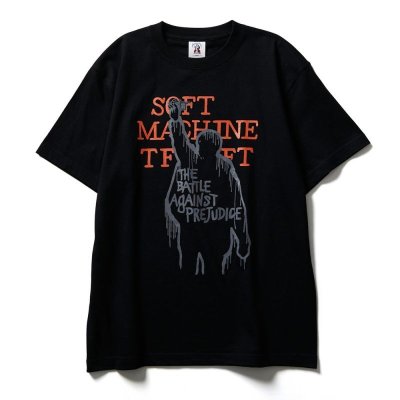 画像1: Softmachine ソフトマシーン against t-shirts アゲインスト Tシャツ ブラック 黒