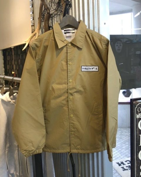 スカムボーイ タトゥー ナイロンジャケット コヨーテベージュ 撥水 防風 ツーリング