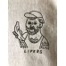 画像3: Lifers SCUMBOY TATTOO ERICK   Full Zip hoodie / 裏起毛素材 ジップ スウェット パーカー スカムボーイ タトゥー ライファーズ 新品 アッシュグレー  (3)