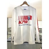 K.P.W(KAMIKAZE PAINTWORKS) LTシャツ 長袖Tシャツ ロンt ホワイト   