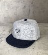 画像1: SEVENTY FOUR セブンティーフォー  LOW PRO MELTON CAP メルトンキャップ 【 グレー/ネイビー】 新品 ワークキャップ モーターサイクルキャップ (1)