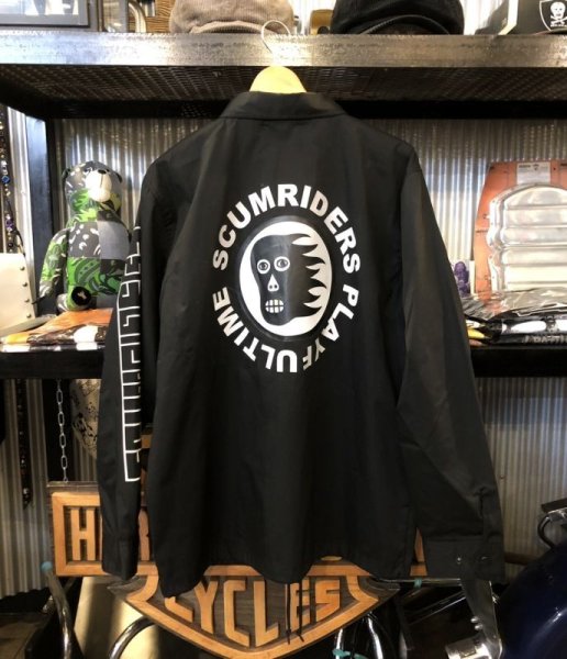 SCUM RIDERS × SCUMBOY Reflector Coach Jacket ハーレーダビッドソン バイク ファッション