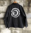 画像1: 「SCUM RIDERS」-art work- SCUMBOY TATTOO Reflector COTTON COACH JACKET 【BLACK】「スカムライダース」スカムボーイ タトゥー リフレクター コットン素材 コーチジャケット【ブラック】 (1)