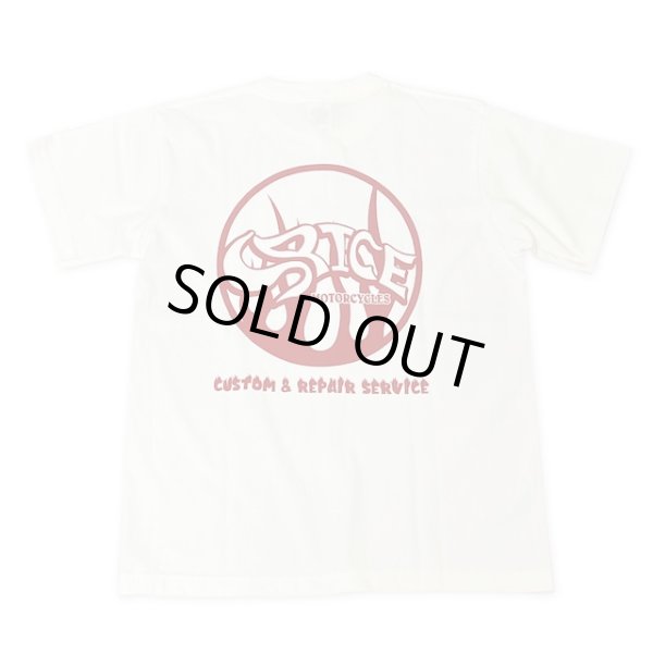 画像1: 【火事復活記念】SPICE MOTORCYCLES スパイスモーターサイクルズ SPICE FIRE SURVIVE LIMITED T shirts 半袖Tシャツ【XXL】 (1)