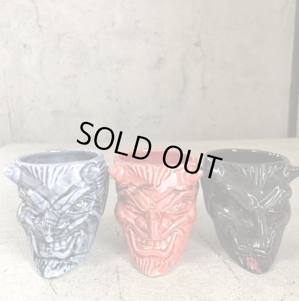 画像1: ViSE REDTAiL×BLACKBOOTS CERAMICS バイス レッドテイル  悪魔MUG マグ  (1)