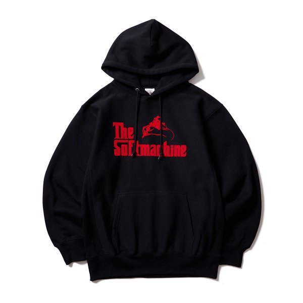 画像1: SOFTMACHINE GOD HOODED (SWEAT PARKA)ソフトマシーン パーカー【ブラック】【サイズ ＸＬ】 (1)