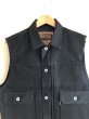 画像6: ViSE REDTAiL Cross Denim Vest 6th〔BKBK〕バイス レッドテイル クロス デニム ベスト ブラック (6)