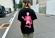画像2: MAD MOUSE COMIC マッドマウスコミック broken born Club スカル 半袖Tシャツ【ブラック】 (2)