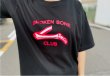 画像3: MAD MOUSE COMIC マッドマウスコミック broken born Club スカル 半袖Tシャツ【ブラック】 (3)