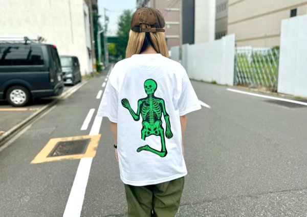 MAD MOUSE COMIC マッドマウスコミック Broken Bone Club Tシャツ スカル ホワイト 通販