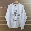 SCUMBOY Tattoo × SCUM RIDERS コラボ 裏起毛 クルーネック スウェット トレーナー サンド ベージュ