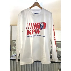 画像: K.P.W(KAMIKAZE PAINTWORKS) LTシャツ 長袖Tシャツ ロンt ホワイト   